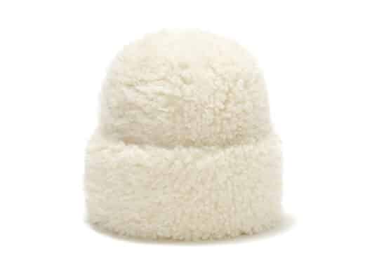 Awesome Needs Sugarloaf Hat Fluffy Cream Front View