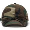 Awsome Needs Basic Ball Cap Ribbon Camo Front View