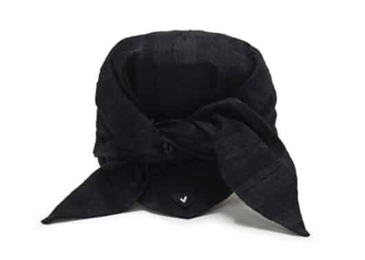 Awsome Needs Scarf Cap Jacquard Black Back View