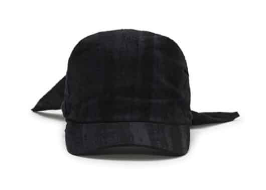 Awsome Needs Scarf Cap Jacquard Black Front View