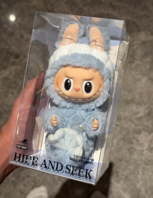 Pop Mart Labubu Hide and Seek In Singapore Series Vinyl Plush Doll Pendant - Image 2