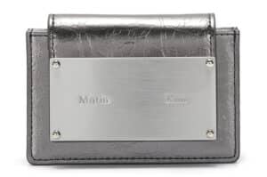 Matin Kim Accordion Wallet Dark Silver WL001