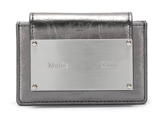 Matin Kim Accordion Wallet Dark Silver WL001