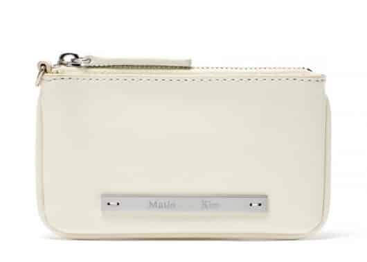 Matin Kim Glossy Leather Coin Wallet Ivory WL006