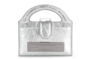 Matin Kim Handle Accordion Chain Wallet Silver WL004