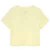 Matin Kim Unbalance Typo Logo Crop Top Yellow TS007 - Image 2