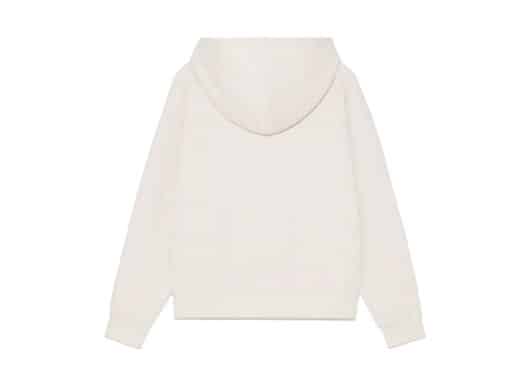 Matin Kim Volume Pocket Zip Up Hoodie Cream JP005 - Image 2
