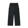 Matin Kim Washed Cotton Cargo Pants Charcoal PT001 - Image 2