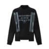 PANQ 2025 The Rose Blooming At The Muzzle Crewneck Black