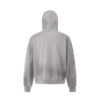 PANQ 2025 The Rose Blooming At The Muzzle Patch Destoryed Zip Hoodie Grey - Image 2
