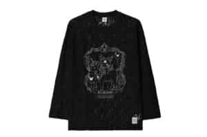 Ronron Kuromi Lace Layered L/S Tee Black