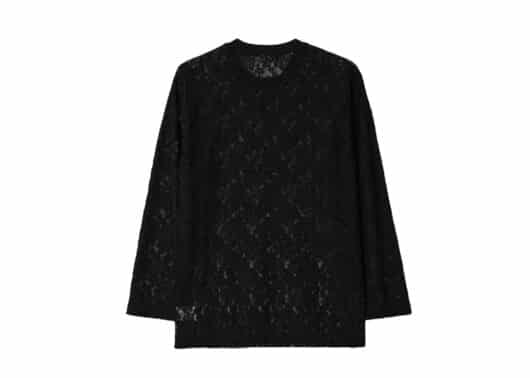 Ronron Kuromi Lace Layered L/S Tee Black - Image 2