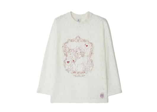 Ronron My Melody Lace Layered L/S Tee Ivory