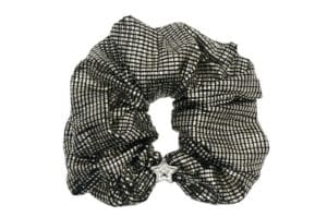 Sentiments CheckerBoard Hair Scrunchy Gold No.363