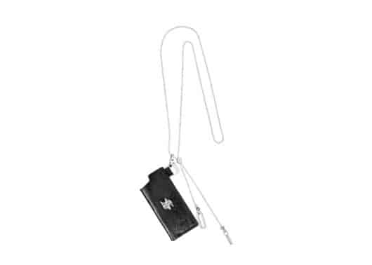 Sentiments Spiky Lighter Leather Case Necklace Burnish No.624