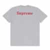 Supreme Snow White Tee Heather Grey - Image 2