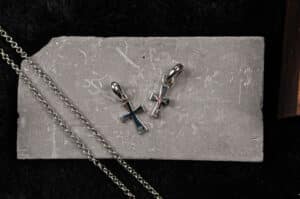 VoidWhistle 925 Silver Crimson Ember Pendant Style P01