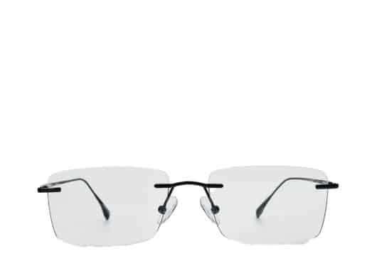 BLUE ELEPHANT Glasses Fleek Black Front View