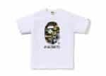 Buy Bape 1st Camo Crazy By Bathing Ape Tee White Online in
