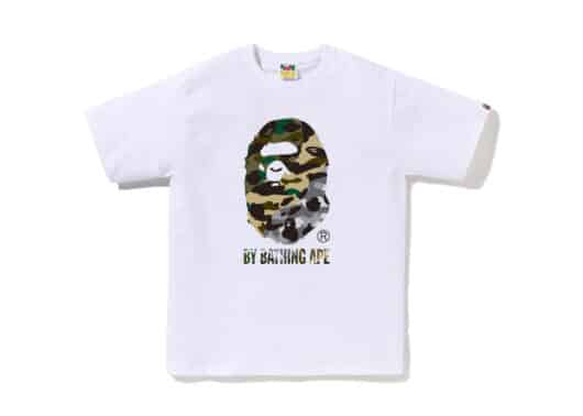 Bape 1st Camo Crazy By Bathing Ape Tee White