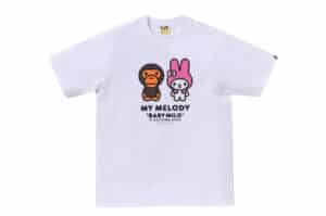 Bape BABY MILO x MY MELODY Tee White