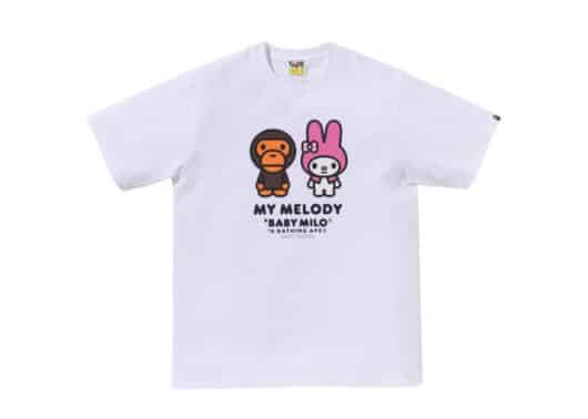 Bape BABY MILO x MY MELODY Tee White