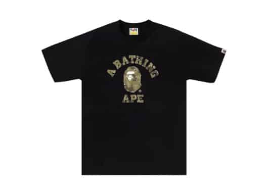 Bape Bitmap College Tee Black