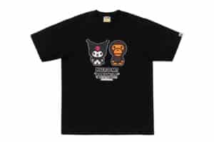 Bape x Kuromi Baby Milo Tee Black