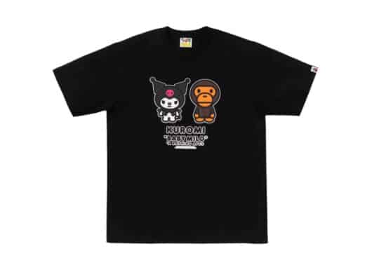 Bape x Kuromi Baby Milo Tee Black