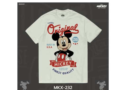 Disney Mickey Mouse Tee Grey MKX-232