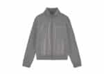 Buy Matin Kim High Neck Windbreaker Zip Up Grey (W) JP013 Online 