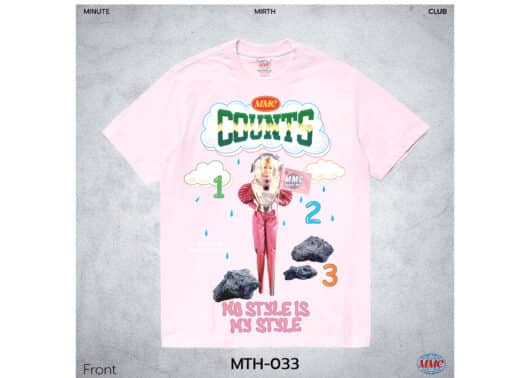 Minute Mirth Club Counts Space Doll Tee Pink Style.33