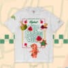 Minute Mirth Club Highest Watermelon Apple Pattern Tee White Style.40