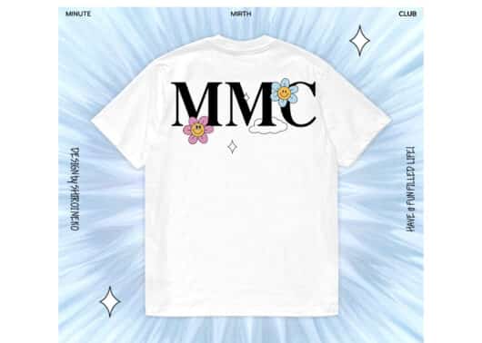 Minute Mirth Club I Just Want to Feel Good Tee White Style.34 - Image 2
