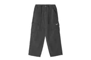 Ronron Heart Pocket Cargo Pants Charcoal