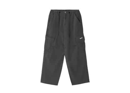 Ronron Heart Pocket Cargo Pants Charcoal