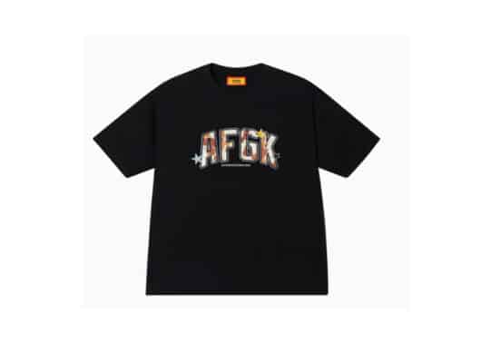 A Few Good Kids 25SS Cow Print Patch Tee Black