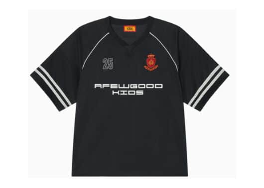 A Few Good Kids 25SS Football Jersey Mesh Tee Black
