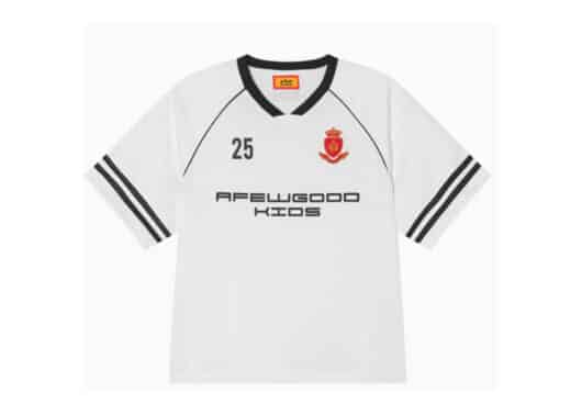 A Few Good Kids 25SS Football Jersey Mesh Tee White