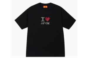 A Few Good Kids 25SS Hot Fix I LOVE AFGK Tee Black