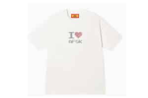 A Few Good Kids 25SS Hot Fix I LOVE AFGK Tee White