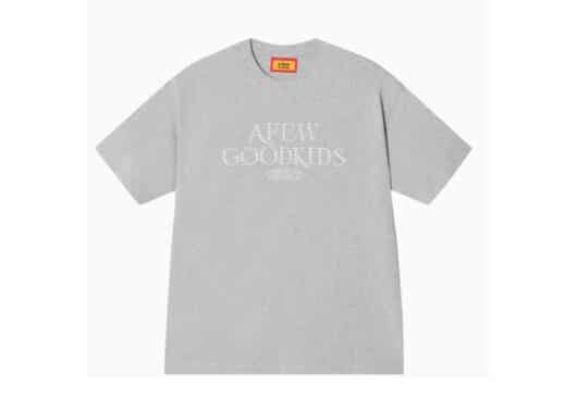 A Few Good Kids 25SS Pearl Rhinestone Tee Grey