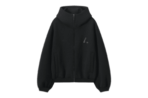 A Few Good Kids Air Layer Fabric Zip Hoodie Black