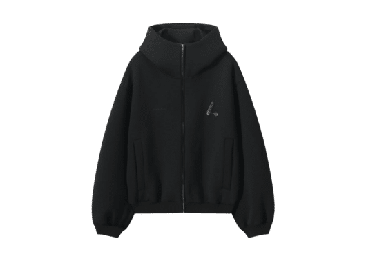 A Few Good Kids Air Layer Fabric Zip Hoodie Black