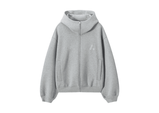 A Few Good Kids Air Layer Fabric Zip Hoodie Gray