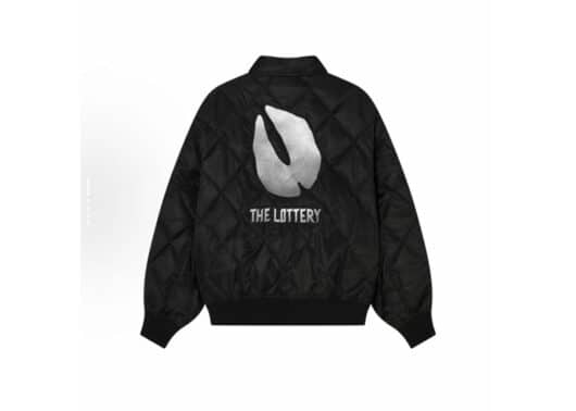 A Few Good Kids Lotto Life Quilted Jacket Black