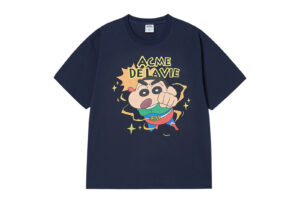 ADLV Action Kamen Shinchan Tee Navy
