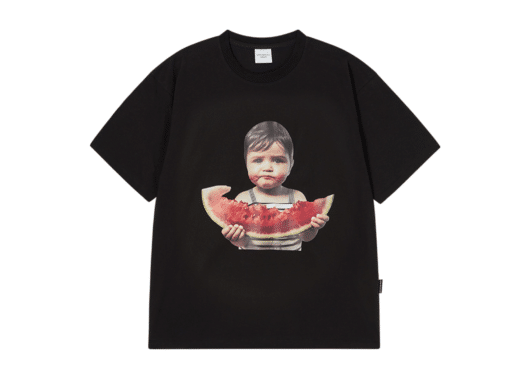 ADLV Baby Face Watermelon Girl Tee Black