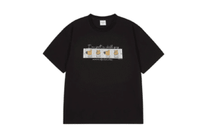 ADLV Chill Guy Photo 4 Cut Tee Black
