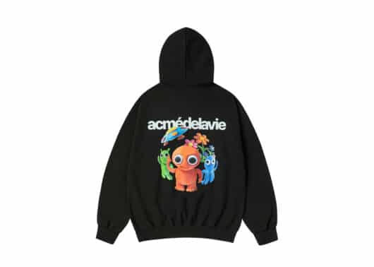 ADLV Clay Alien Hoodie Black